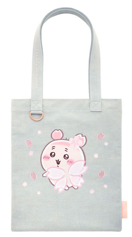[Pre-order] "Chiikawa" Furuhonya Sakura Fairy - Denim tote bag