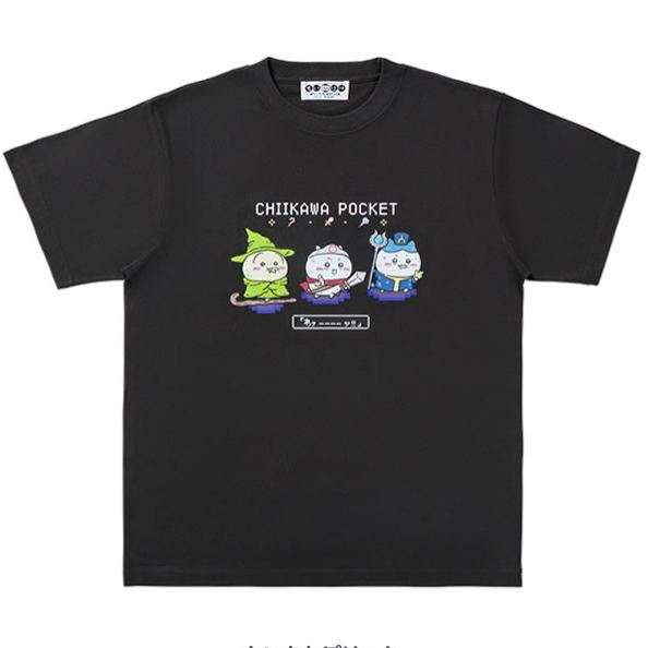 [Pre-order] "Chiikawa" Chiikawa Pocket Fantasy T-shirt - Grey