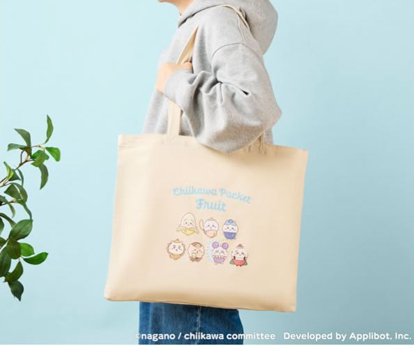 [Pre-order] "Chiikawa" Chiikawa Pocket Fruit Tote Bag