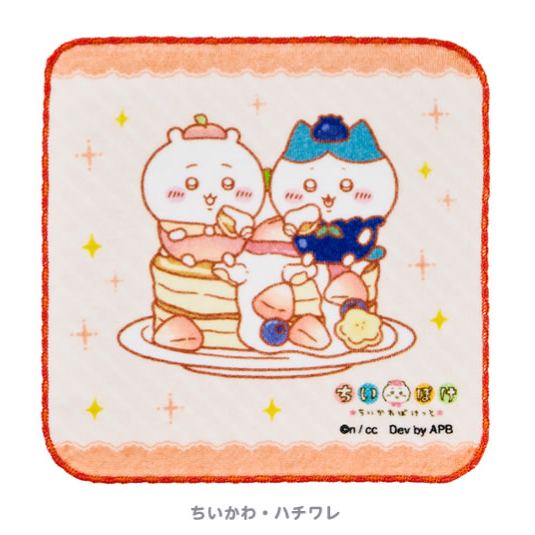 [Pre-order] "Chiikawa" Chiikawa Pocket Fruit Hand Towel - Chiikawa & Hachiware