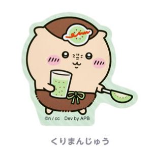 [Pre-order] "Chiikawa" Chiikawa Pocket Fruit Sticker - Kurimanju