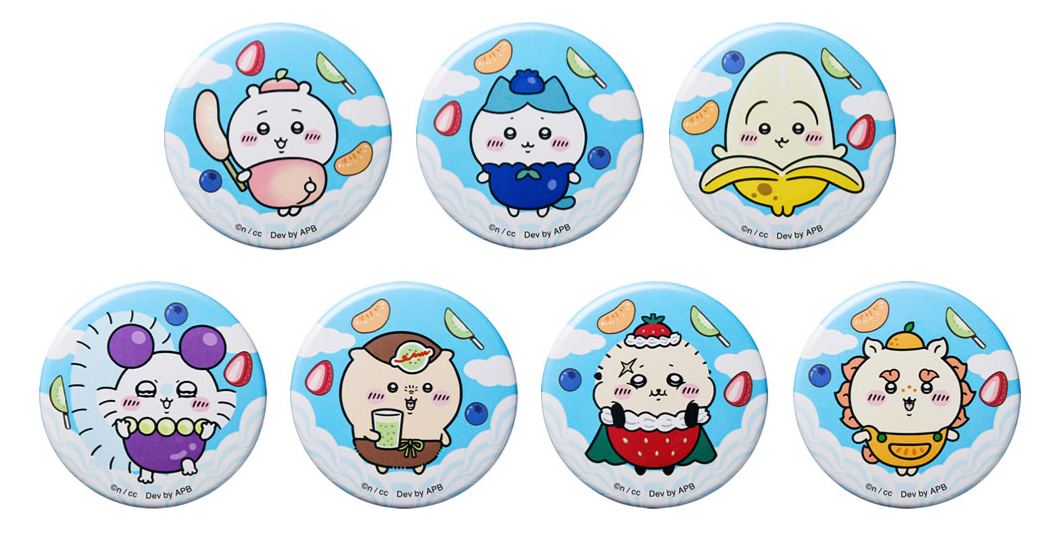 [Pre-order] "Chiikawa" Chiikawa Pocket Fruit Trading Can Badge