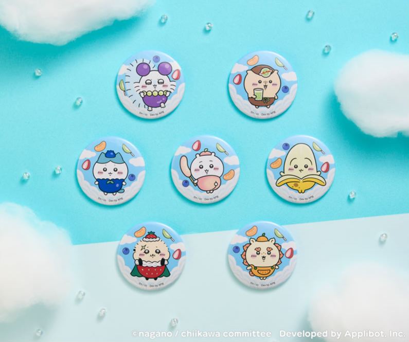 [Pre-order] "Chiikawa" Chiikawa Pocket Fruit Trading Can Badge