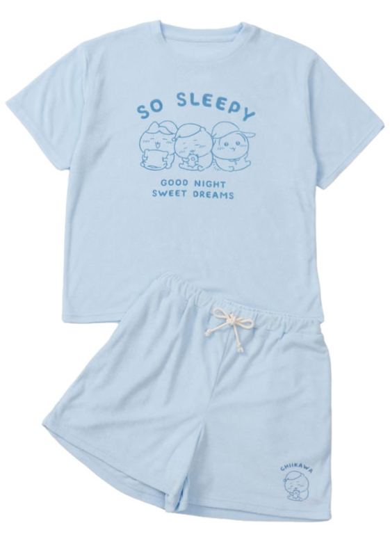 [Pre-order] "Chiikawa" Room Wear Set - Blue