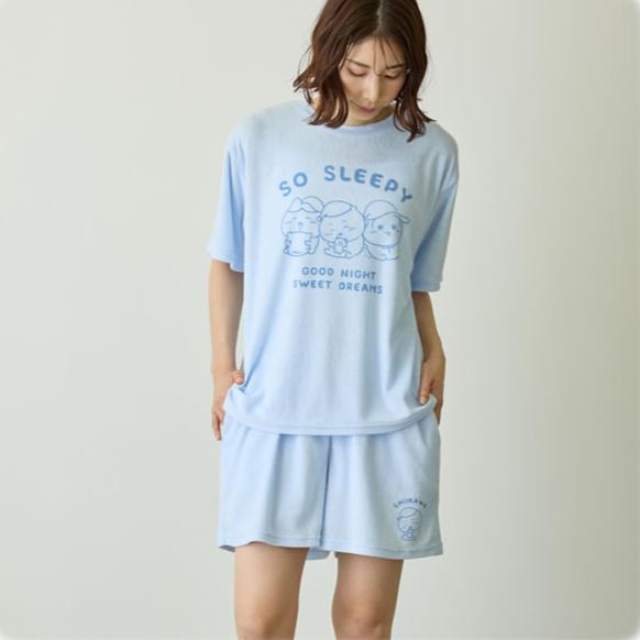 [Pre-order] "Chiikawa" Room Wear Set - Blue