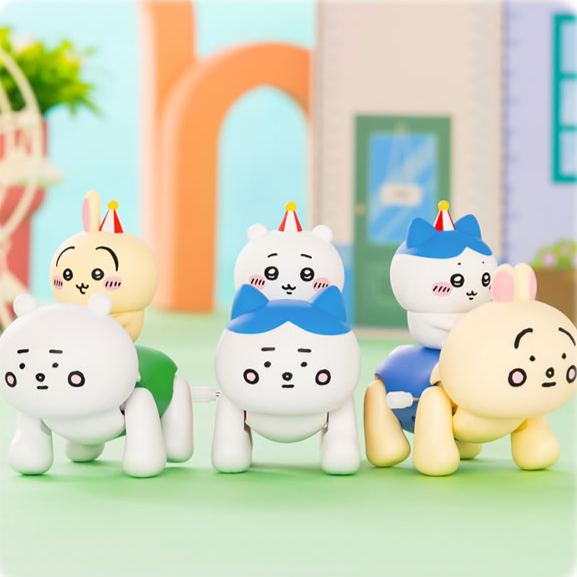 [Pre-order] "Chiikawa"  Chiikawa Land Pipopo Tokotoko Figure - Hachiware