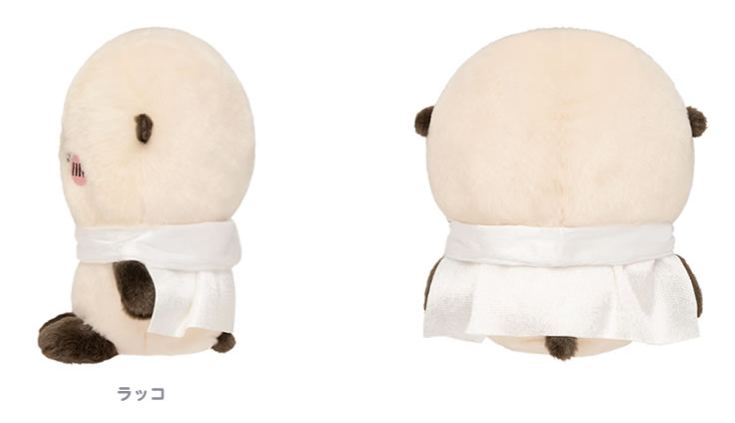 [Pre-order] "Chiikawa" Cute posing plush toys - Rakko