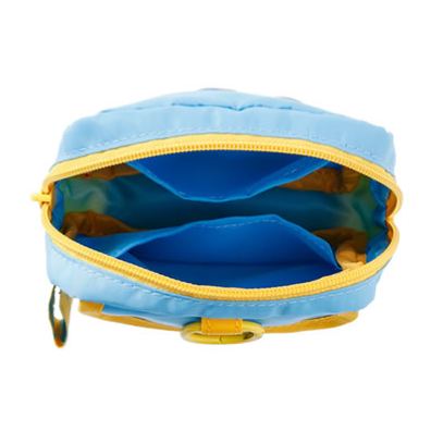 [Pre-order] "Chiikawa" Puffy applique Pouch - Hachiware & Usagi (Blue)