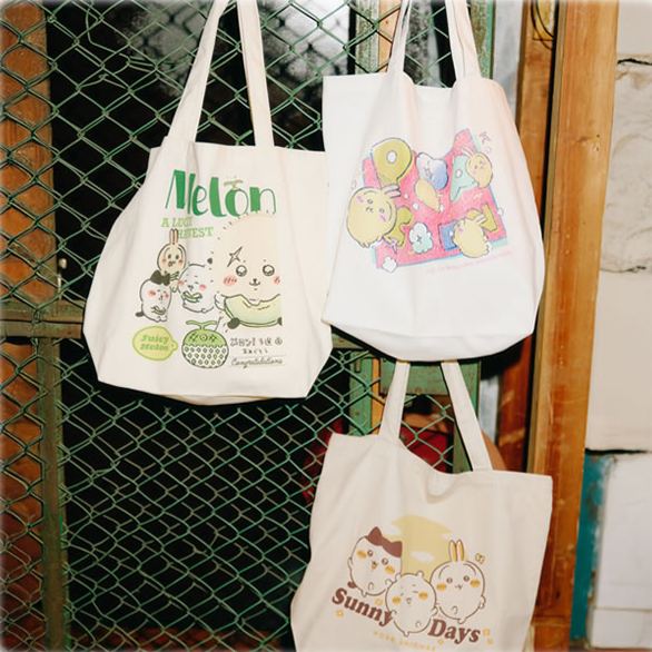 [Pre-order] "Chiikawa" Chiikawa Tote Bag - Melon