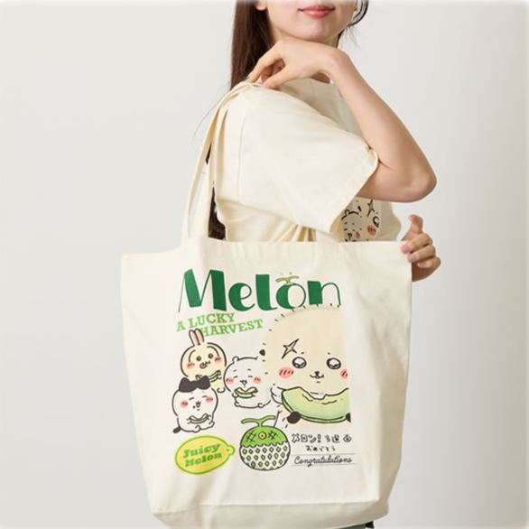 [Pre-order] "Chiikawa" Chiikawa Tote Bag - Melon