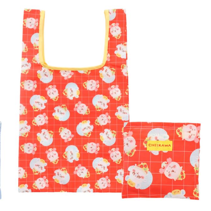 [Pre-order] "Chiikawa" Chiikawa Eco bag - Shisa (Red)