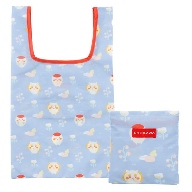 [Pre-order] "Chiikawa" Chiikawa Eco bag - Veggie Snack Garden (Blue)