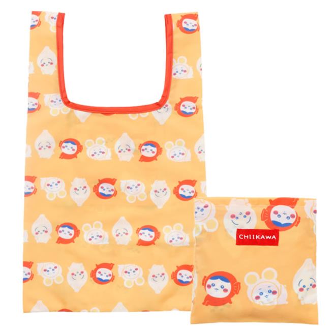[Pre-order] "Chiikawa" Chiikawa Eco bag - Curry Companion (Orange)