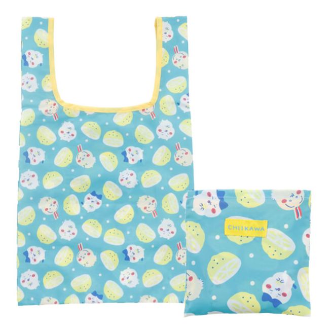 [Pre-order] "Chiikawa" Chiikawa Eco bag - Lemon (turquoise)