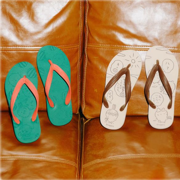 [Pre-order] "Chiikawa" Chiikawa Beach Sandals - Beige