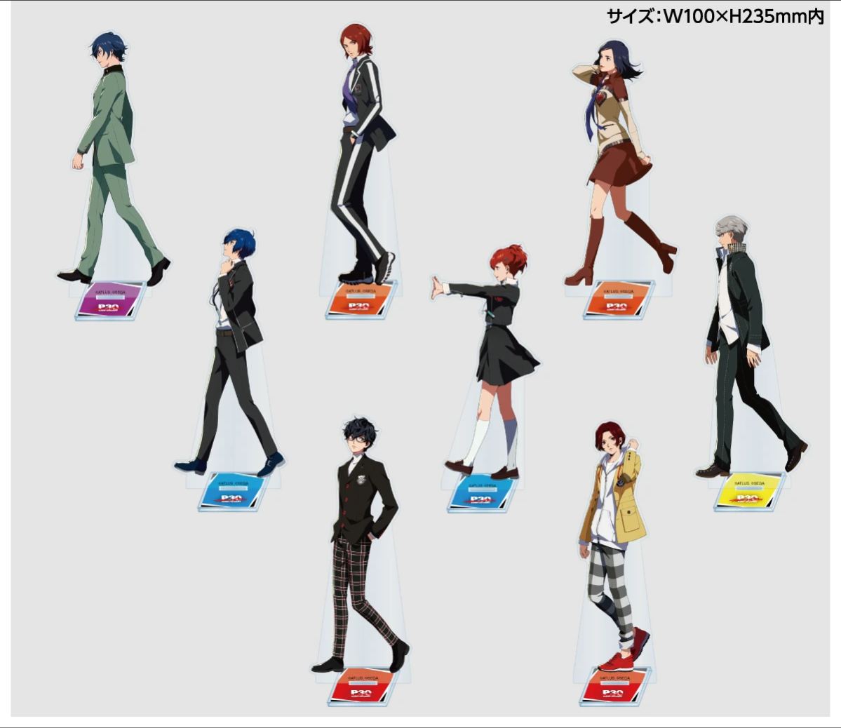 [Pre-order] Bandai Namco "Persona Series" P30th x Character Pop Store - Acrylic Stand