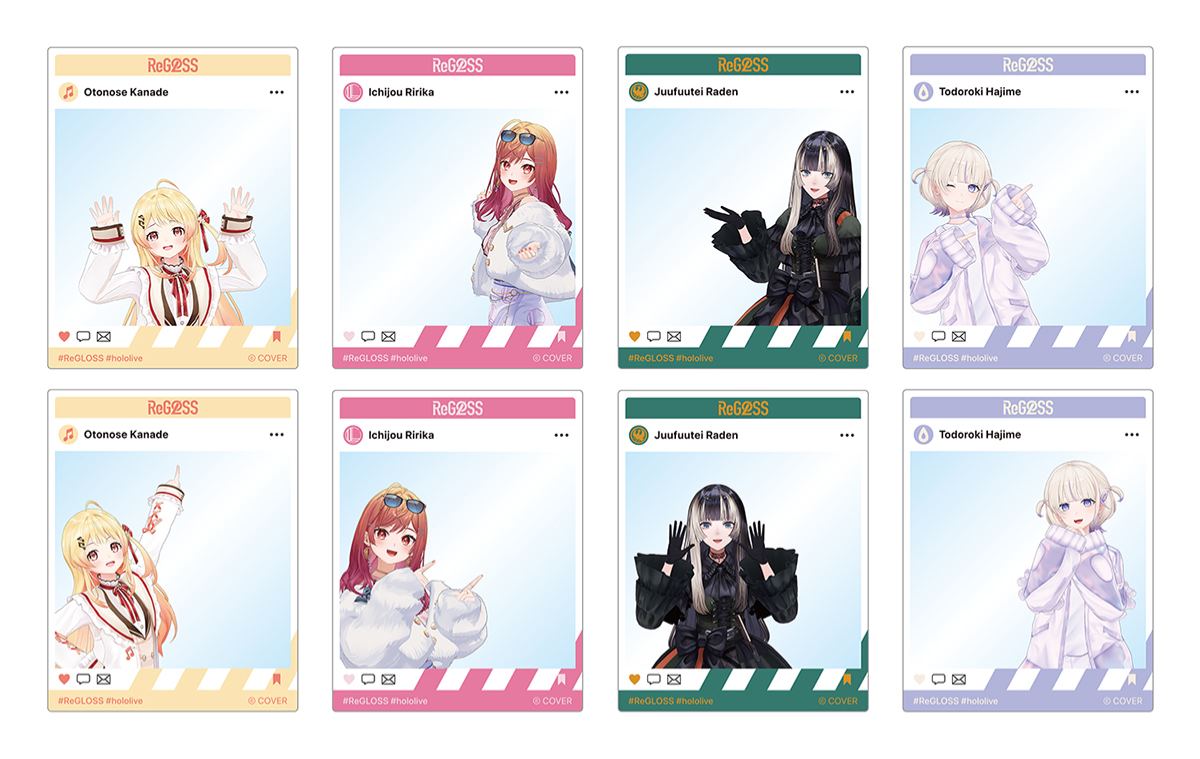 [Pre-order] hololive production ReGLOSS Vacation in London' POP UP SHOP & Fair - Random SNS-style Clear card