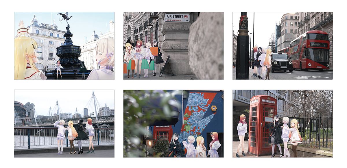 [Pre-order] hololive production ReGLOSS Vacation in London' POP UP SHOP & Fair - Postcard set
