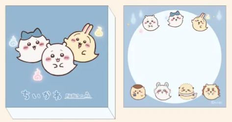 [Pre-order] "Chiikawa" x Fuji TV - Forest of Ghosts - Block Memo (2 Types)