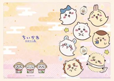[Pre-order] "Chiikawa" x Fuji TV - Forest of Ghosts - A4 Clear File (2 Types)