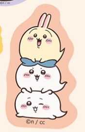 [Pre-order] "Chiikawa" x Fuji TV - Forest of Ghosts - Sticker (9 Types)