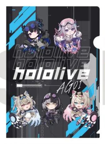 [In stock] [SHIBUYA TSUTAYA Limited] AXGRIT Hololive Production Clear File - Vol.1