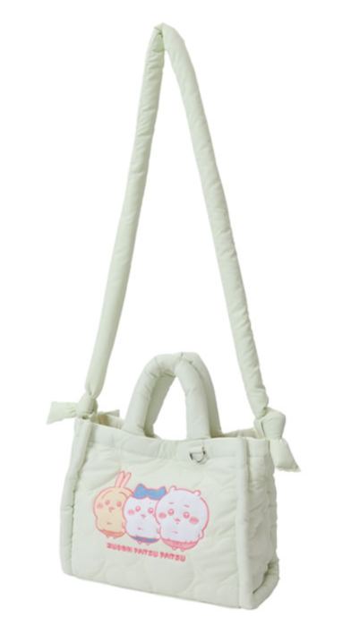 [Pre-order] Chiikawa Puffy Shoulder Bag - Tight Pants! - Cream