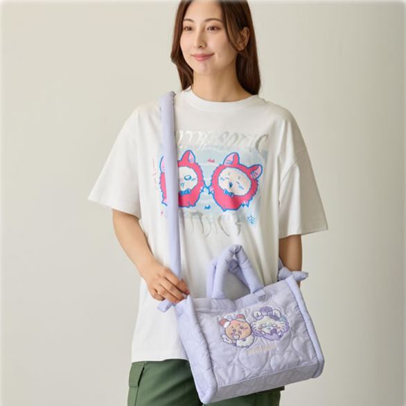 [Pre-order] Chiikawa Puffy Shoulder Bag - Angel Mode - Purple
