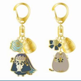 [Pre-order] Ado  x Pusheen Collab - "KIRARI" Metal Keychain