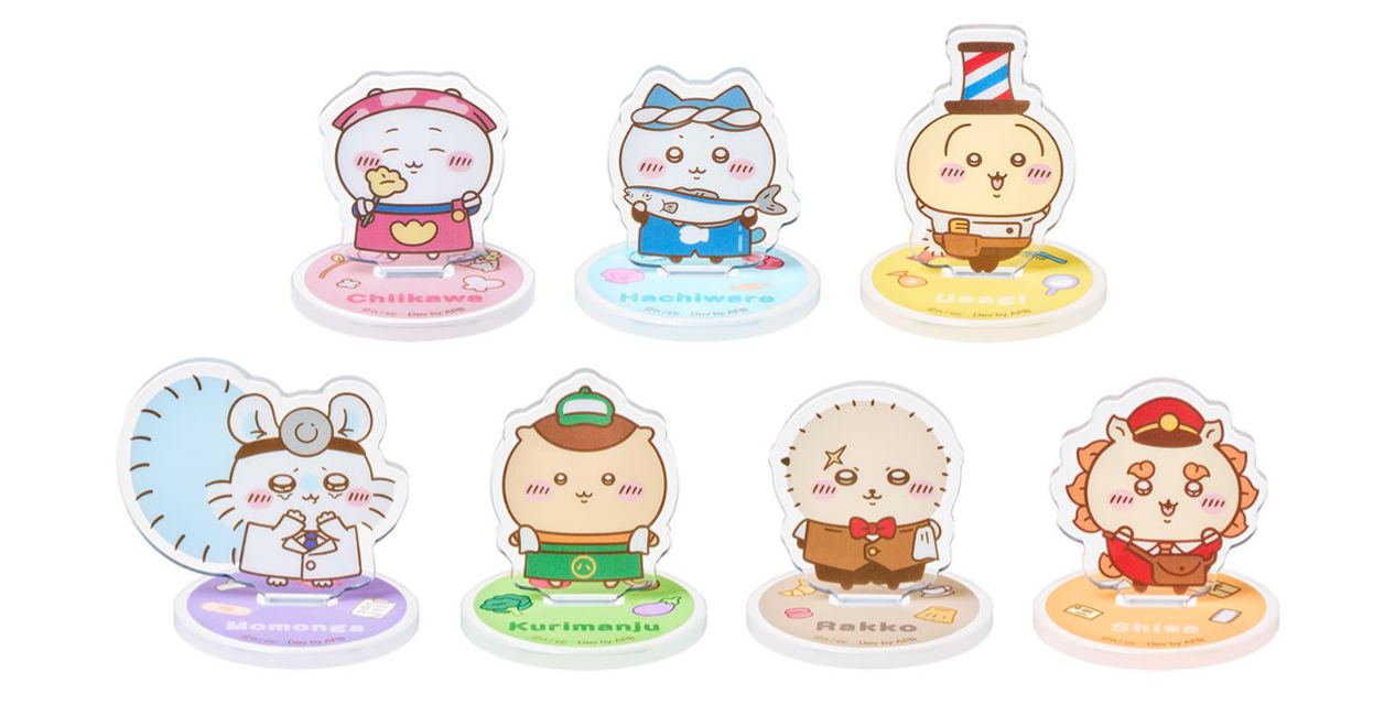 [Pre-order] "Chiikawa" Chiikawa Pocket Shopkeeper Outfits Trading Acrylic Stand