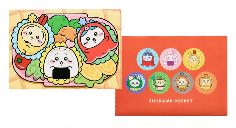 [Pre-order] Chiikawa Pocket Lunchbox Outfits Clear File