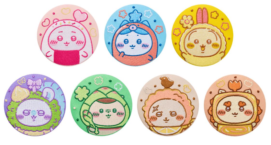 [Pre-order] "Chiikawa" Chiikawa Pocket Lunchbox Outfits Trading embroidered can badge