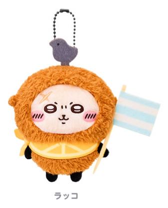 [Pre-order] "Chiikawa" Chiikawa Pocket Lunchbox Outfits Plush Mascot - Rakko
