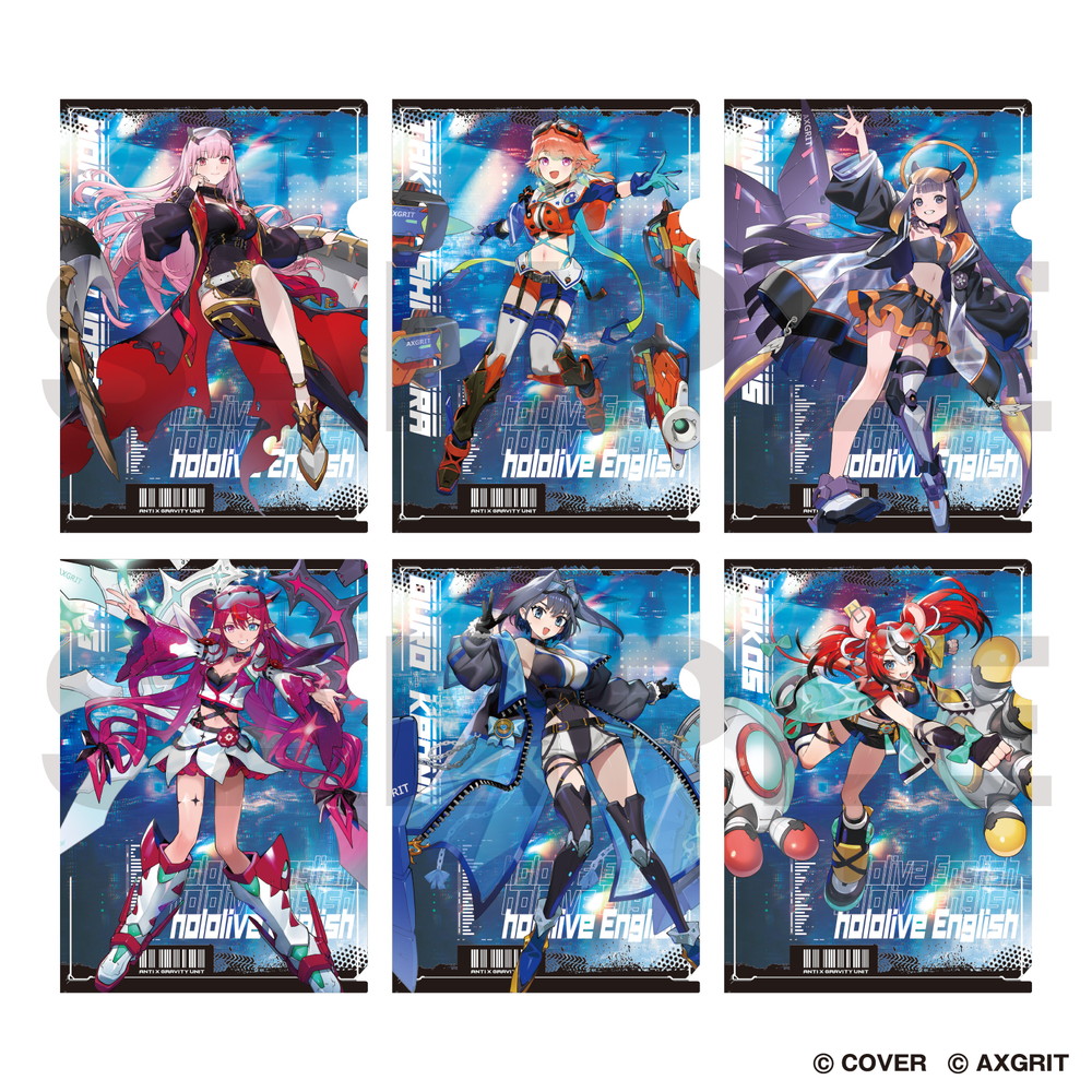[In stock] [SHIBUYA TSUTAYA Limited] AXGRIT Hololive Production Clear File - Vol.5