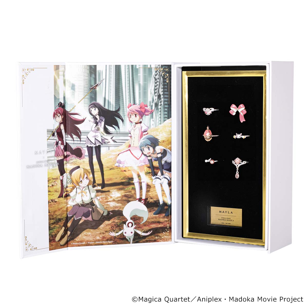 [Pre-order] "Puella Magi Madoka Magica" x MAYLA Iconique Story Ring Objet (6-Ring Set) - Madoka Kaname