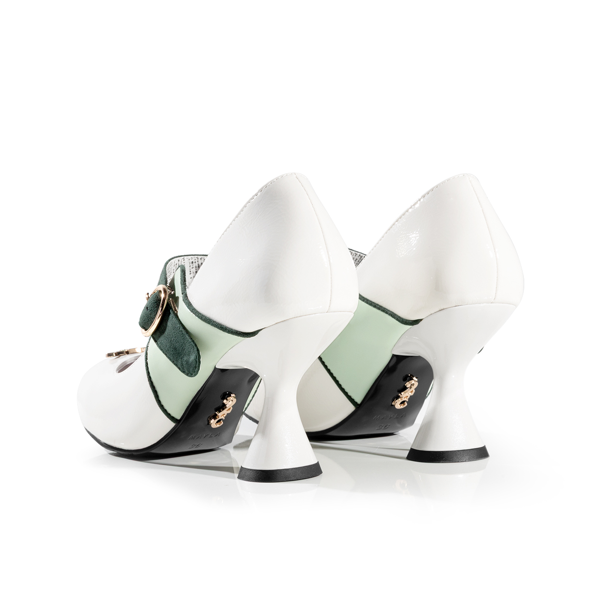 [Pre-order] "JOJO'S BIZARRE ADVENTURE Diamond is Unbreakable" x MAYLA Iconic Shoe Object Pumps (Off Version) - Rohan Kishibe