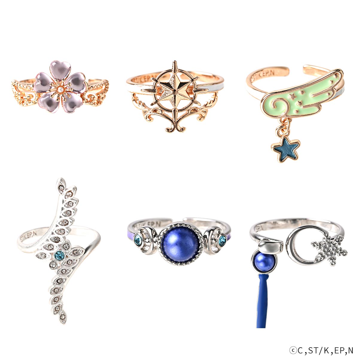 [Pre-order] "Cardcaptor Sakura" x MAYLA Iconic Story Ring - Sakura and Moon