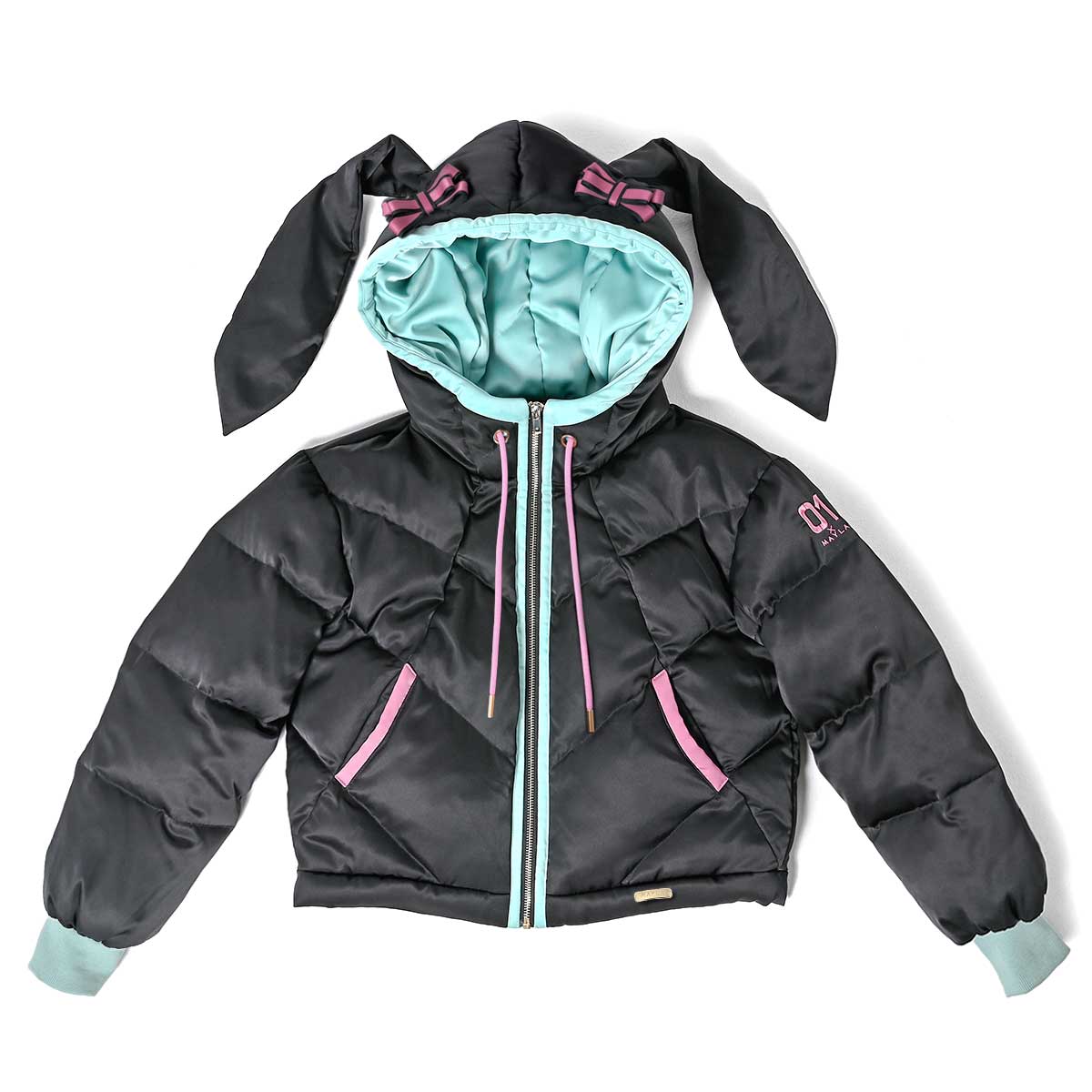 [Pre-order] "Hatsune Miku" x MAYLA Iconic Down Jacket - Black