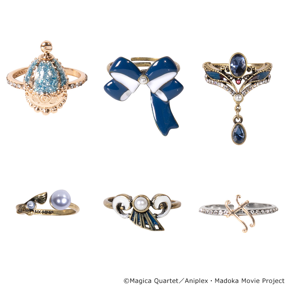 [Pre-order] "Puella Magi Madoka Magica" x MAYLA Iconique Story Ring Objet (6-Ring Set) - Sayaka Miki