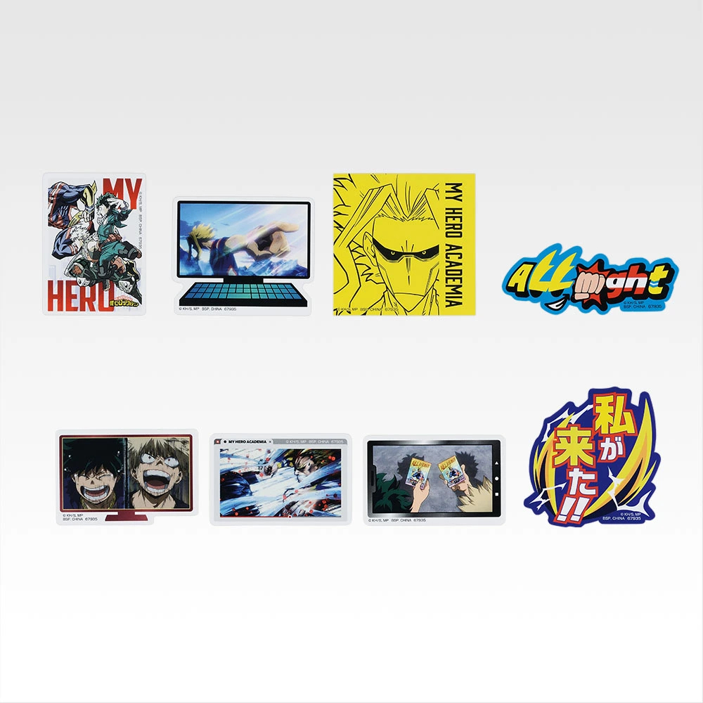 [In stock] BANDAI Ichiban Kuji My Hero Academia -Further Beyond- Sticker Set (Random)