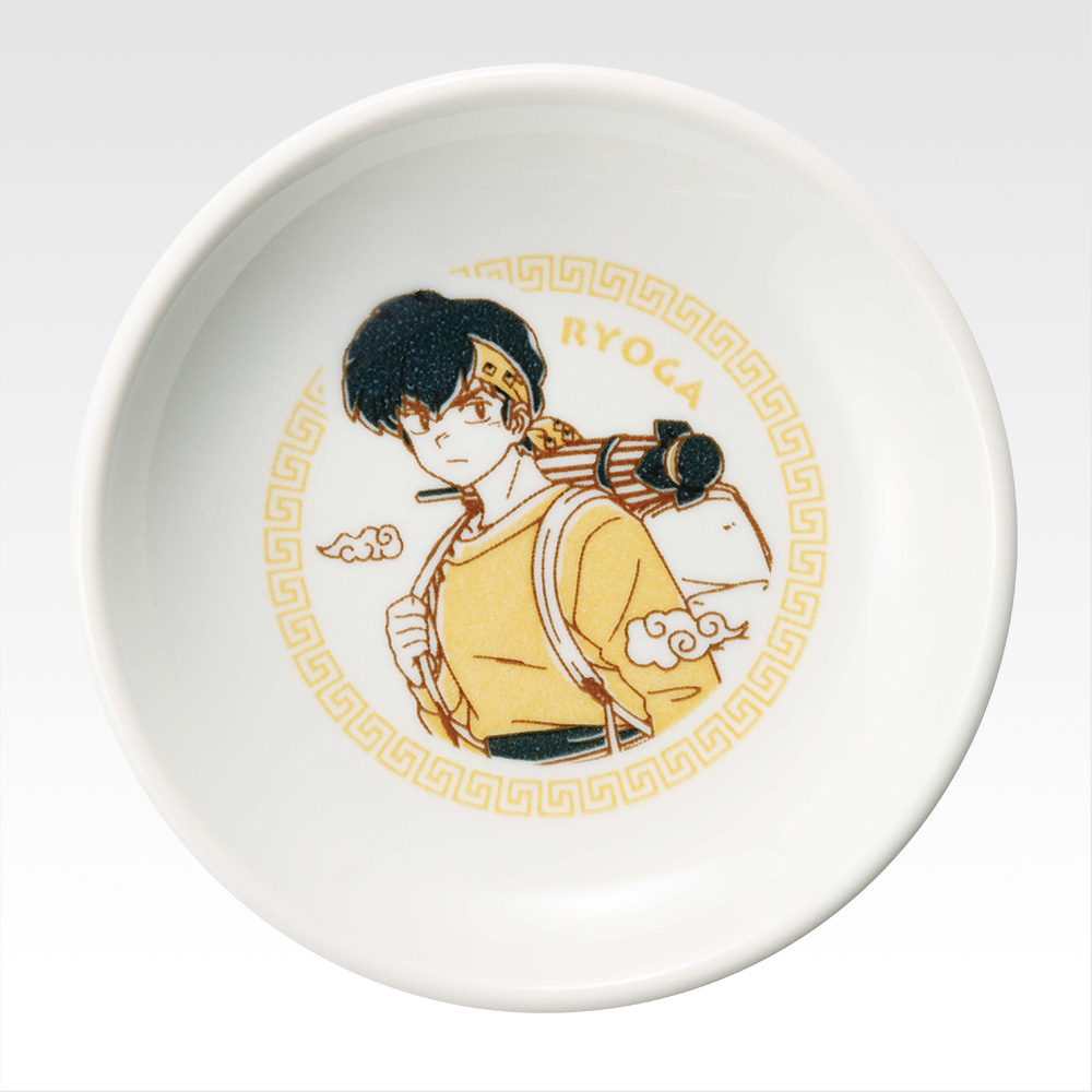 [In stock] BANDAI Ichiban Kuji TV Anime "Ranma 1/2" 2nd Edition - Prize F - Small Plate - Ranma & Ryoga