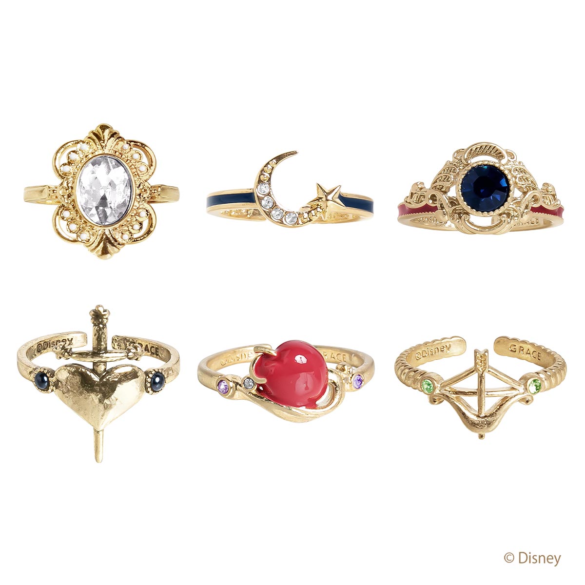 [Pre-order] MAYLA "Disney Twisted Wonderland" Iconic Story Ring - Pomefiore Dorm