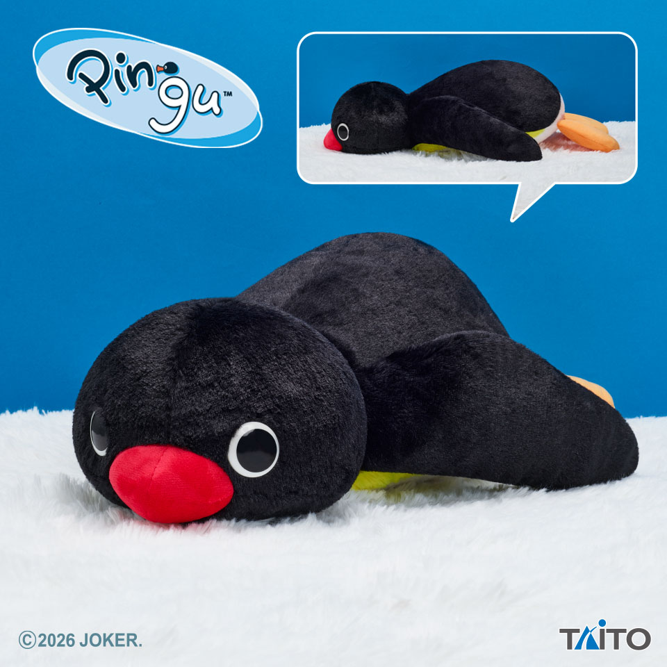 [Pre-order] Taito Prize Pingu Extra Large Fluffy Relaxing Plush Toy