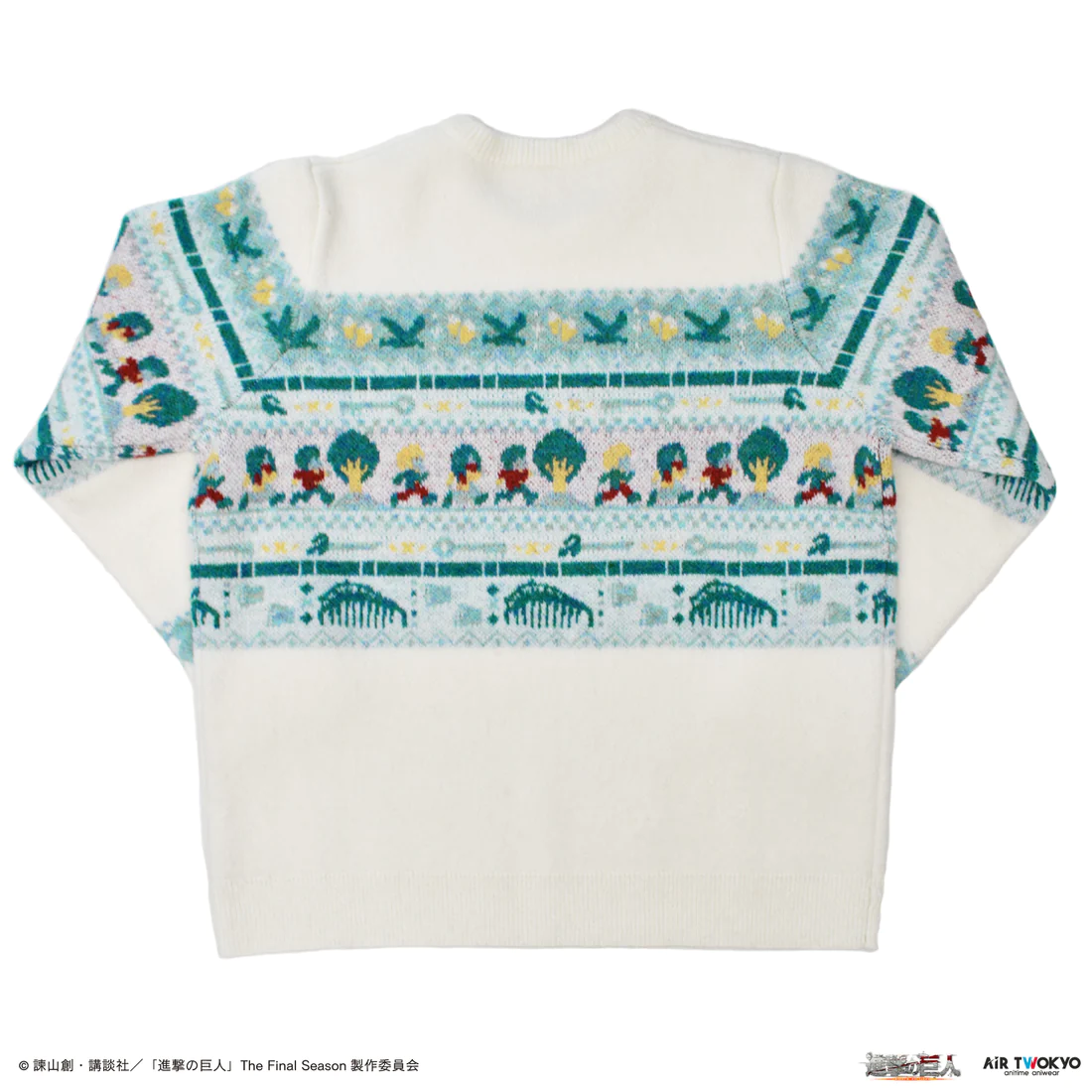 [Copy][Re-run][Pre-order] TV Anime “Attack on Titan” The Final Season Motif Fair Isle Pattern Sweater