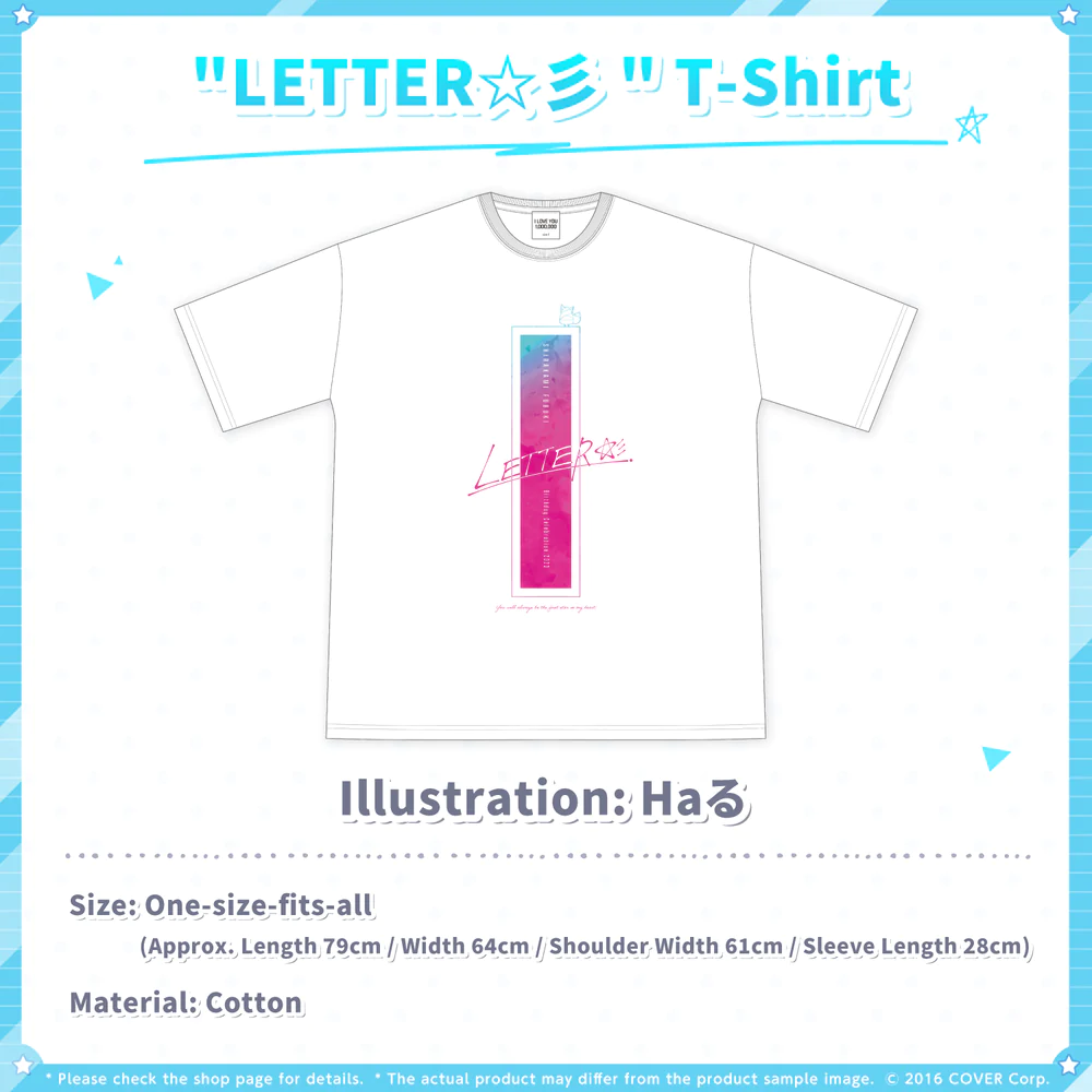 [Pre-order] Shirakami Fubuki "LETTER☆彡" Merchandise