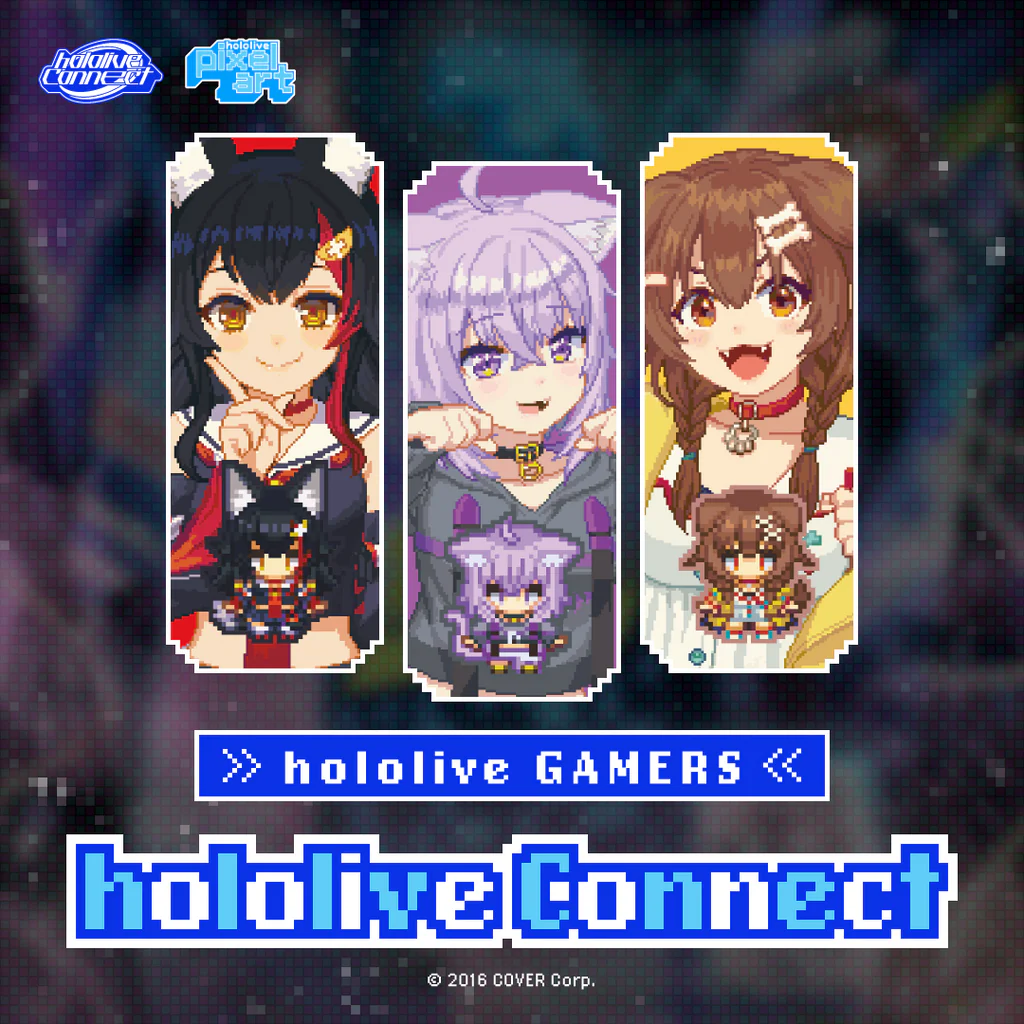 [Pre-order] hololive Connect hololive pixel art hololive GAMERS - T-shirt