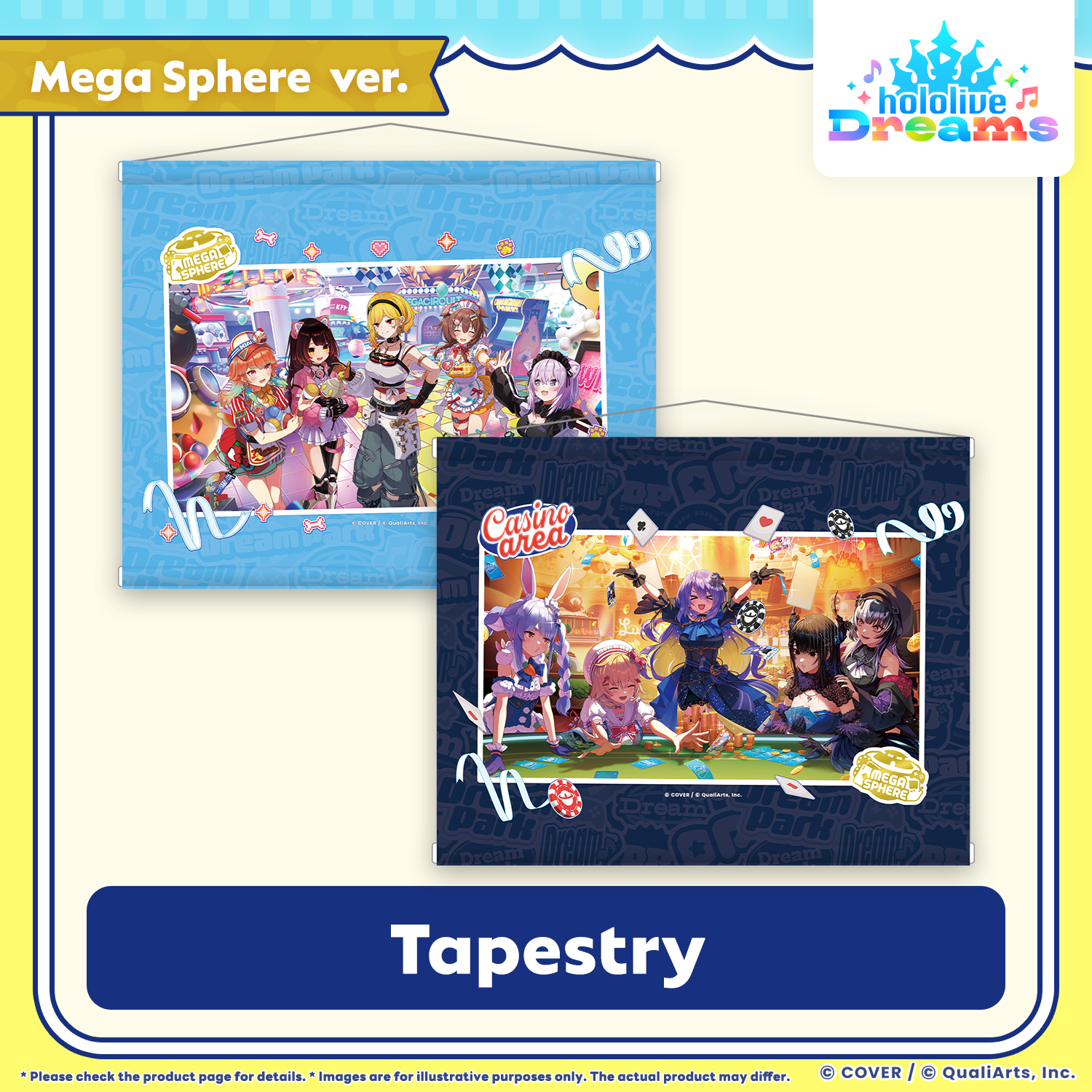 holodori Tapestry Mega Sphere ver. English cover