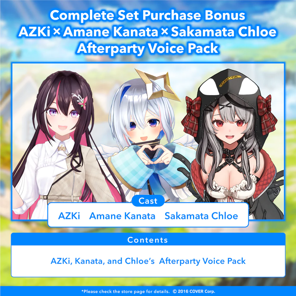 [In stock] hololive "Angel's Perch" ASMR Voice Pack
