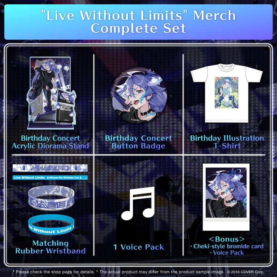 [Pre-order] Minase Rio Birthday Celebration 2023 "Live Without Limits" Merchandise