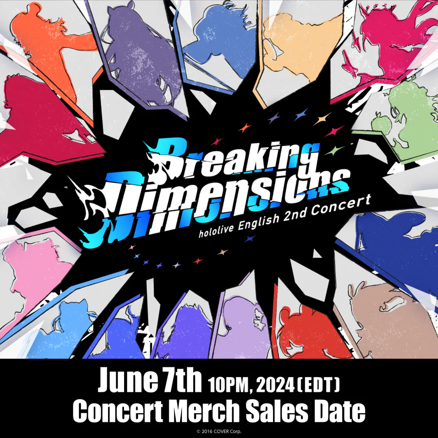 [Pre-order] "hololive English 2nd Concert -Breaking Dimensions-" Concert Merchandise